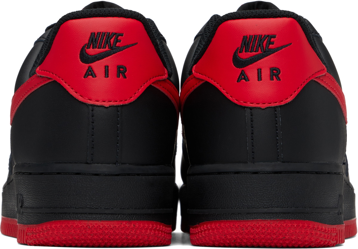 black red white air force ones