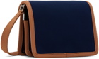 Marni Navy & Brown Mini Trunk Messenger Bag