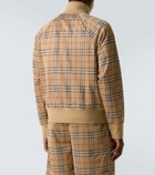 Burberry Burberry Check jersey bomber jacket