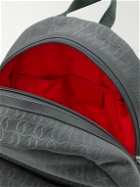 Christian Louboutin - Zip N Flap Logo-Jacquard Cotton-Canvas Backpack