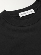 UNDERCOVER - Printed Cotton-Jersey T-Shirt - Black