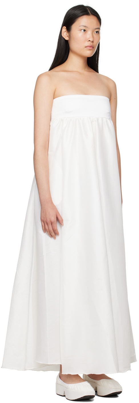 Kika Vargas SSENSE Exclusive White Maxi Dress Kika Vargas