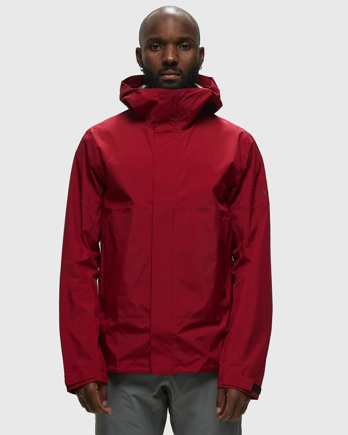 Rapha Gore Tex Hooded Rain Jacket Red Mens Shell Jackets Rapha