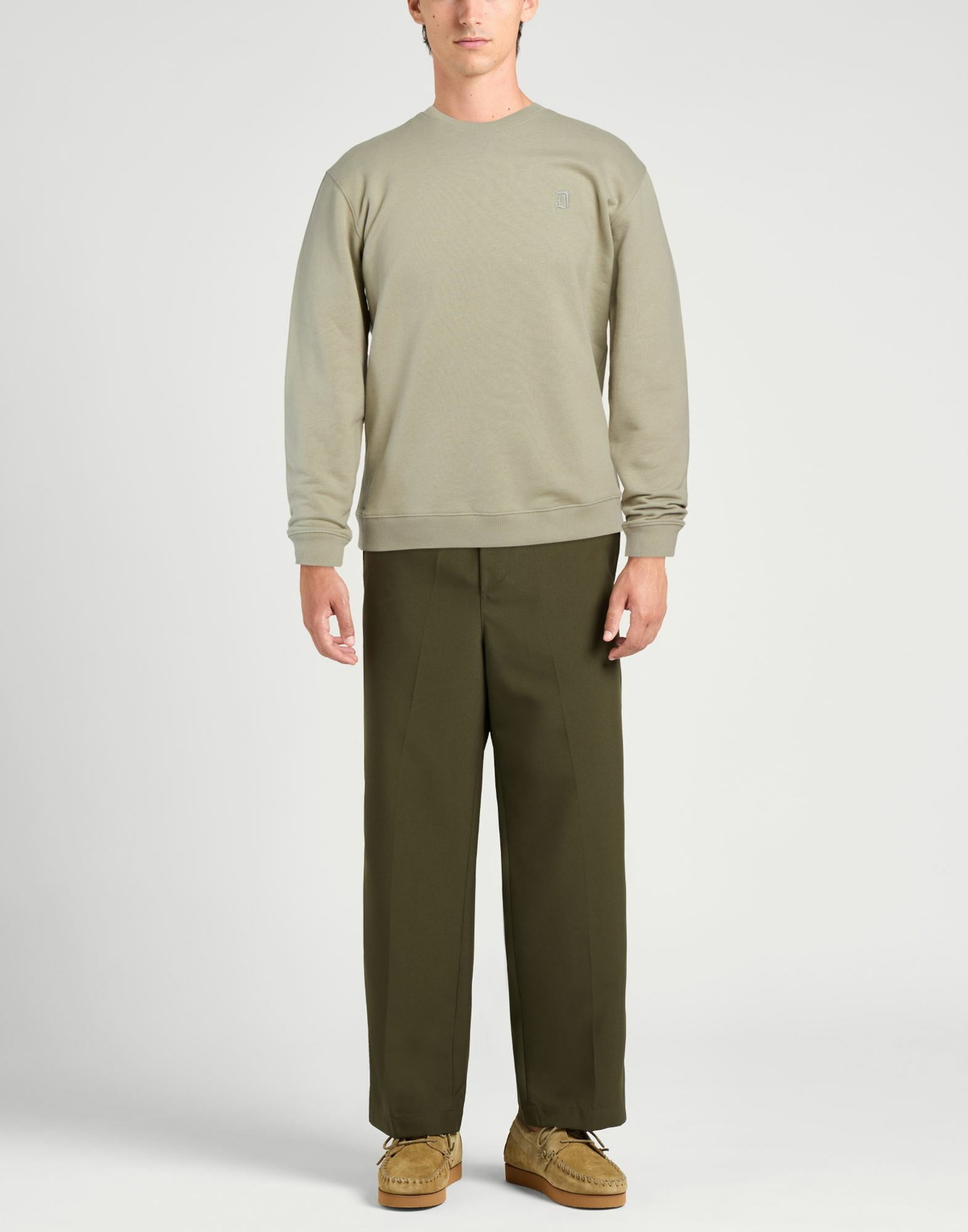 Dondup Mens Sweatshirt in Sage green