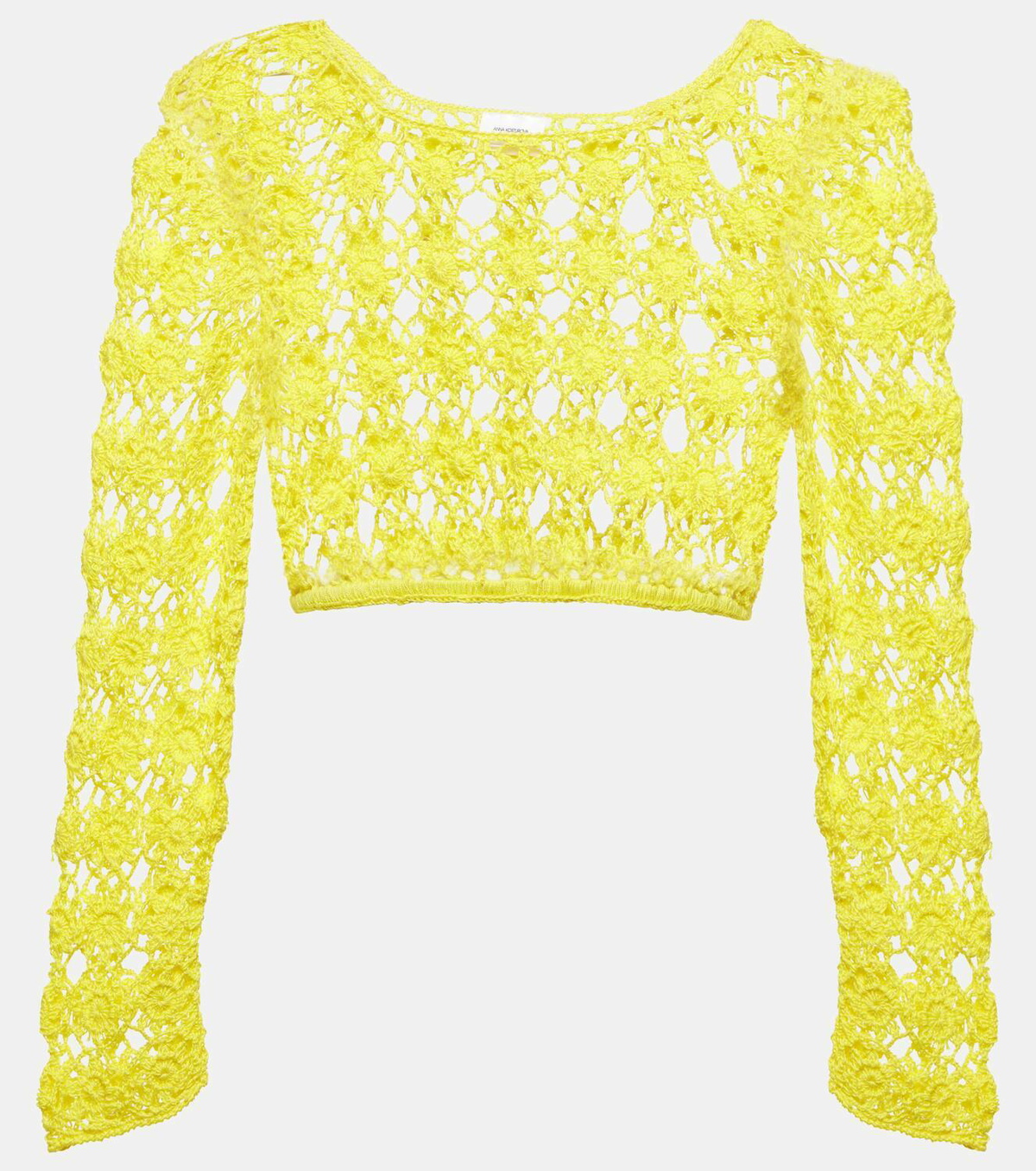 Anna Kosturova Bella crochet cotton crop top