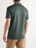 HUGO BOSS - Mercerised Cotton Polo Shirt - Green