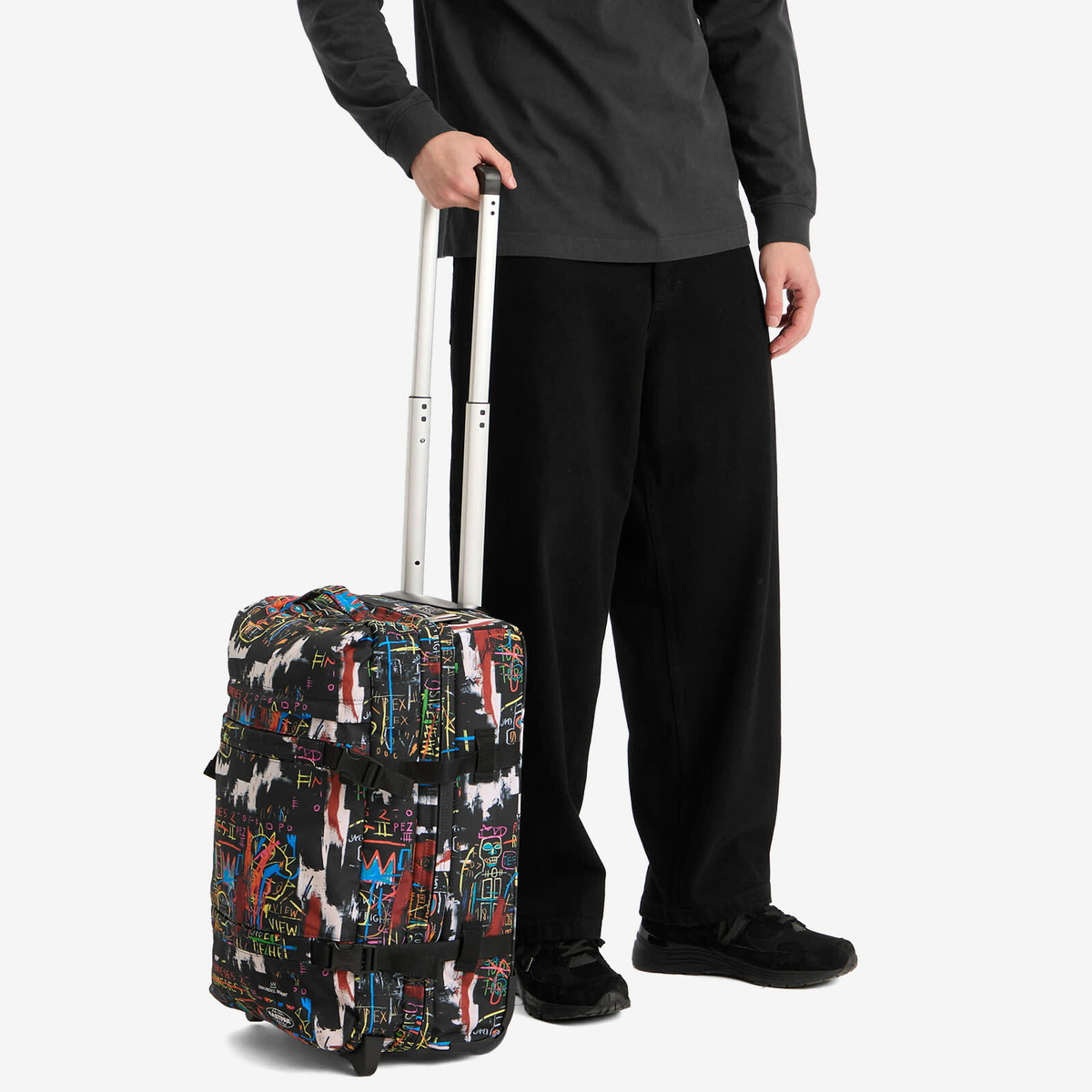 Eastpak x Basquiat Transit'r Small Luggage Case - Kings 2 in Multi 