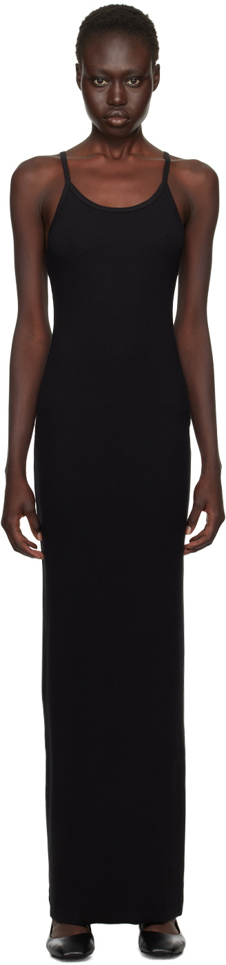 ÉTERNE Black Tank Maxi Dress