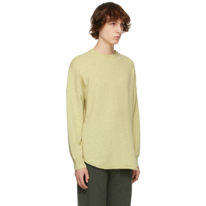 extreme cashmere Green N53 Crew Hop Sweater extreme cashmere