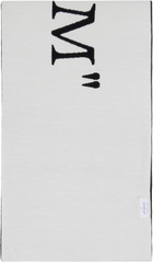 Off-White Black & White 'Keep Warm' Scarf