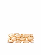 Lizzie Mandler Fine Jewelry 18K Yellow Gold Three Row Cleo Ring