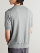 John Smedley - Kempton Slim-Fit Sea Island Cotton T-Shirt - Gray