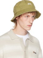 Stüssy Khaki Stock Bucket Hat