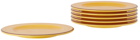Mario Luca Giusti Yellow Saint Tropez Medium Dinner Plate Set, 6 pcs