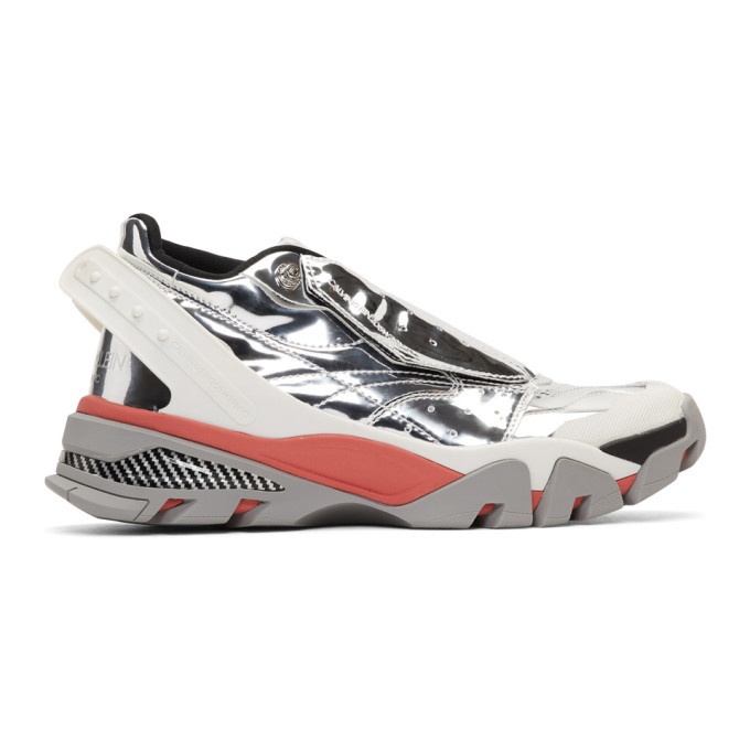 Photo: Calvin Klein 205W39NYC Silver Cander 7 Sneakers