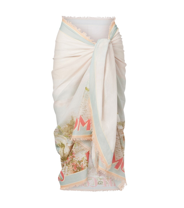 Photo: Zimmermann Como printed cotton beach cover-up