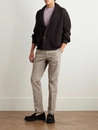 Thom Sweeney - Straight-Leg Cotton-Blend Twill Trousers - Neutrals