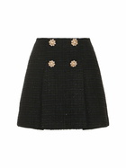 SELF-PORTRAIT - Bouclé Mini Skirt