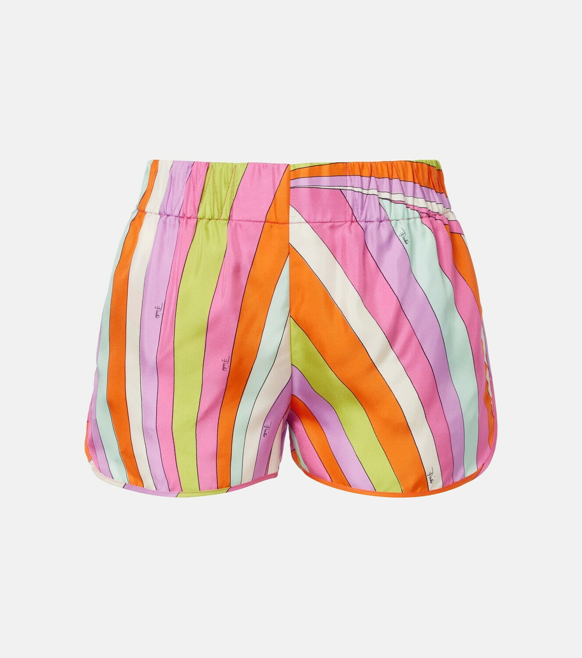 Pucci Iride silk twill shorts