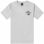 New Balance Men's NB Essentials Logo T-Shirt in Athletic Grey