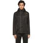 Moschino Black and Gold Double Question Mark Jacket