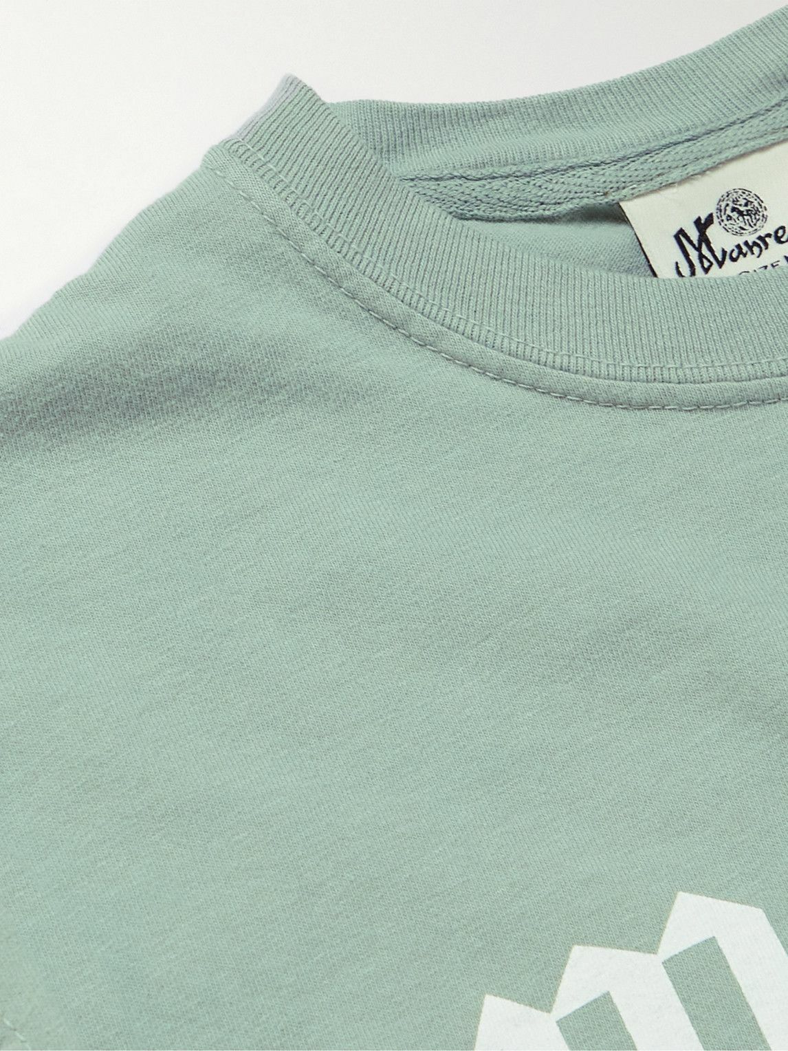 Manresa - Logo-Print Cotton-Jersey T-Shirt - Green