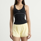 TALA Women's SkinLuxe Contrast Piping Vest in Shadow Black