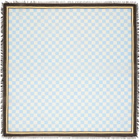 TOTEME Blue & Off-White Cotton Silk Scarf
