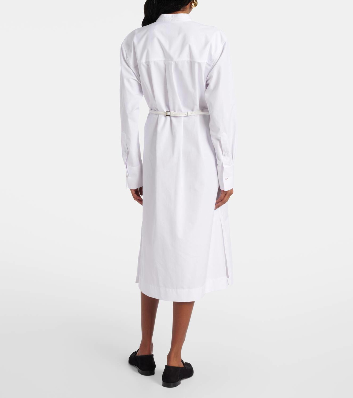 Gucci Horsebit cotton poplin midi dress