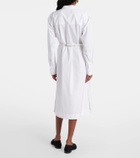 Gucci Horsebit cotton poplin midi dress