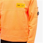 END. x C.P. Company ‘Adapt’ Plated Fluo Fleece Hoodie in Orange