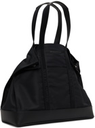 Alexander McQueen Black Grosgrain De Manta Tote