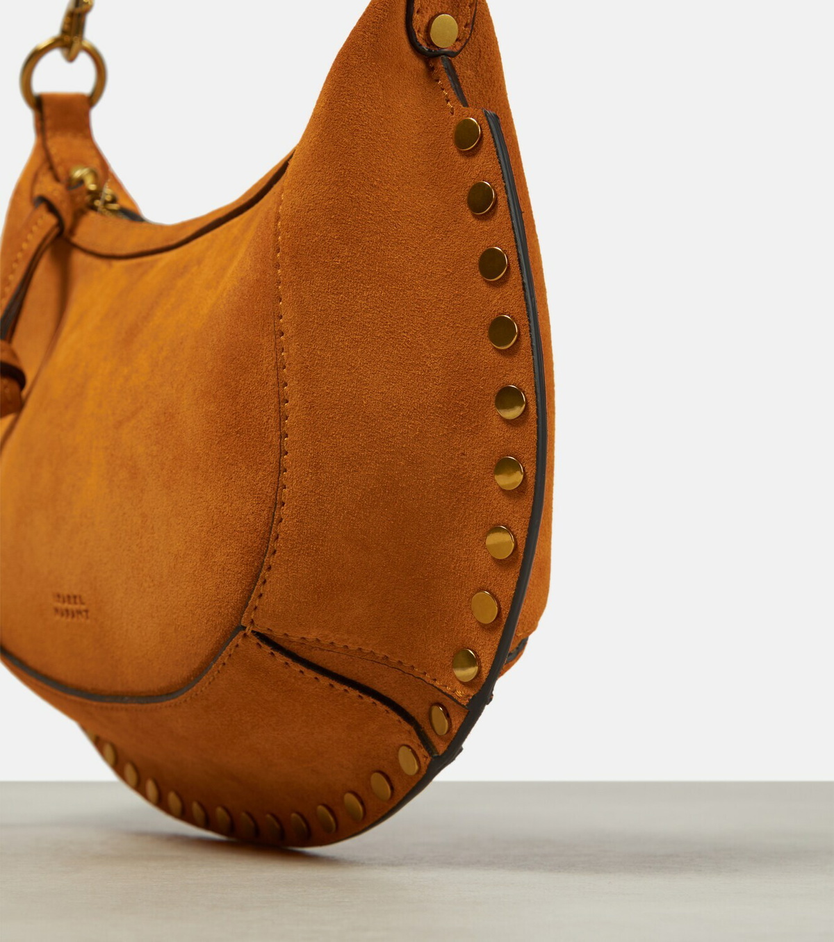 Isabel Marant Oskan Moon Small suede shoulder bag