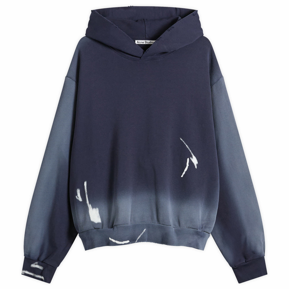 Acne Studios - Logo-Embroidered Cotton-Jersey Hoodie - Black Acne
