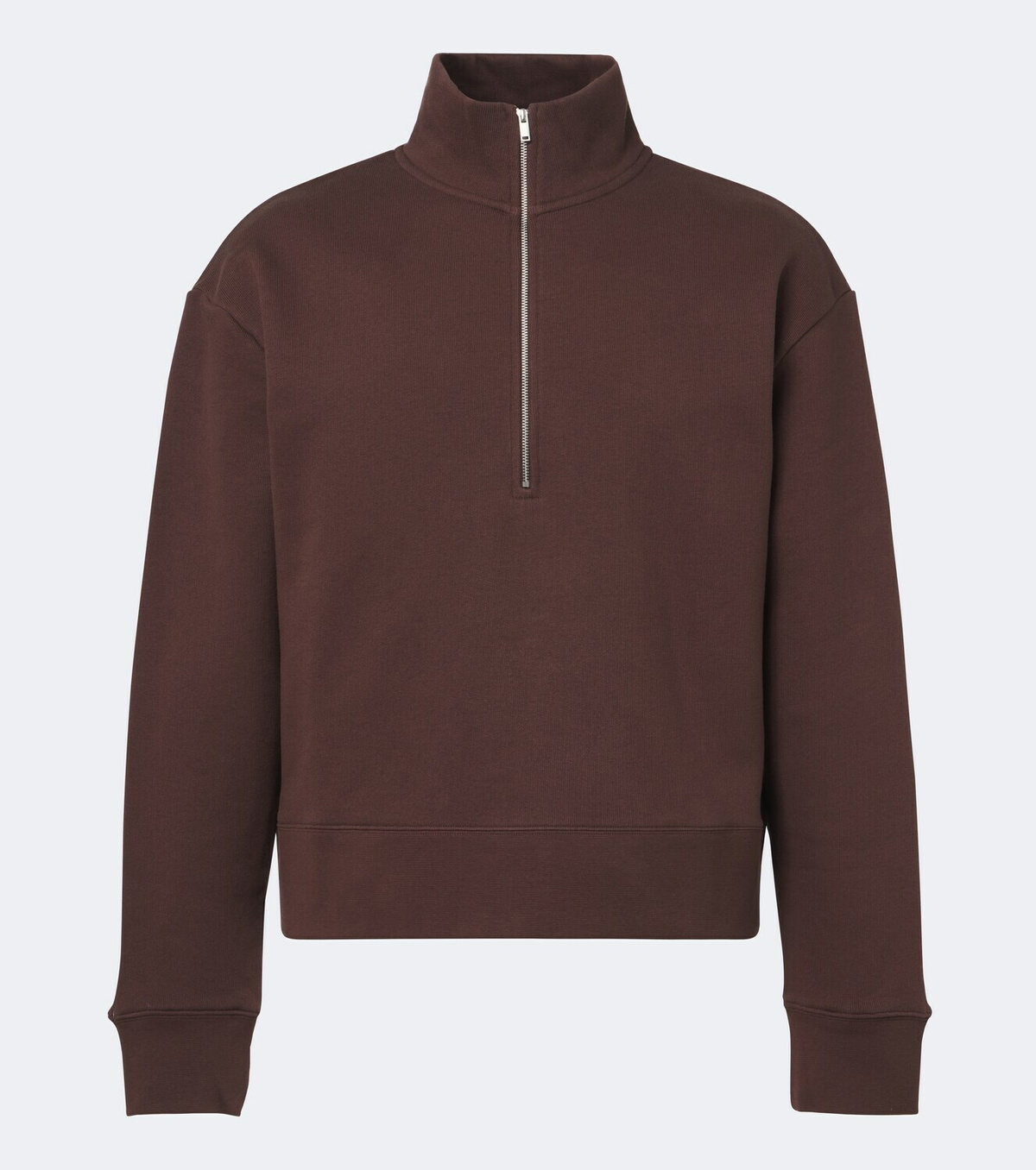 Studio Nicholson Cotton jersey half-zip sweatshirt