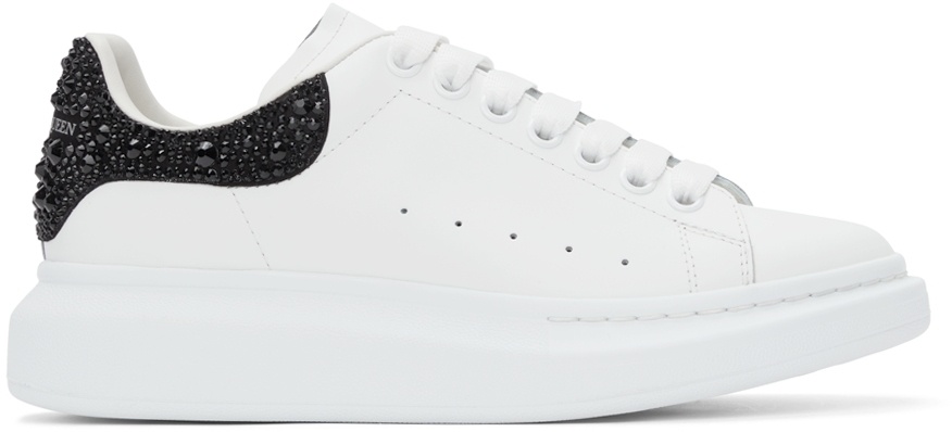 Alexander McQueen Oversized Crystal Embellished Sneakers - ShopStyle