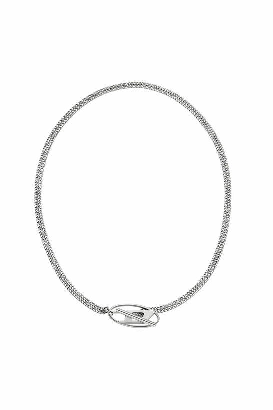 Photo: Diesel Stainless Steel Chain Necklace - Necklaces - Unisex - Silver