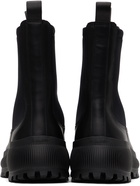 Jil Sander Black Calf Leather Chelsea Boots