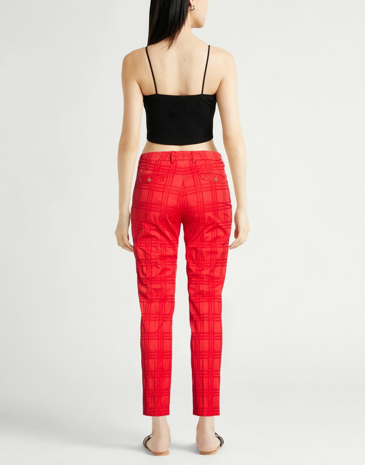 Incotex Womens Pants in Red