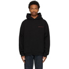 Marni Black Flower Pin Hoodie