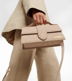 Jacquemus Le Grand Bambino suede shoulder bag