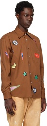 (di)vision Brown Patches Shirt