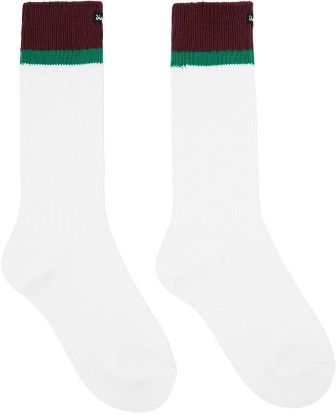 Photo: Undercoverism White Striped Socks