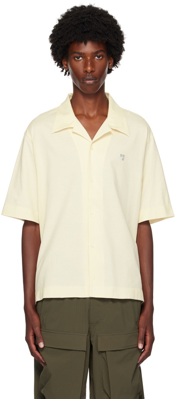 Photo: Givenchy Off-White 4G Bowling Shirt