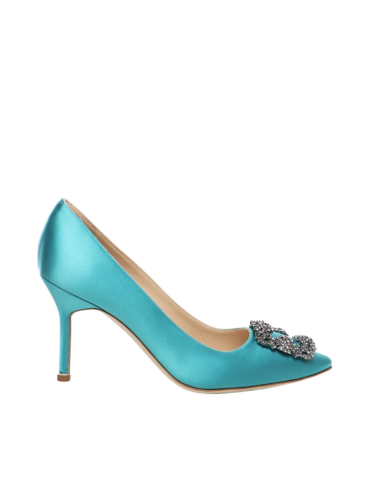 Manolo Blahnik Marijanaflat embellished Mary Jane flats