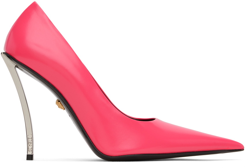 Versace Pink Pin-Point Heels