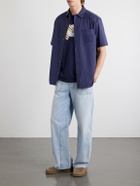 LOEWE - Paula's Ibiza Patch-Appliqué Cotton-Blend Jersey T-Shirt - Blue