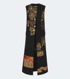 Dries Van Noten Embellished cotton vest