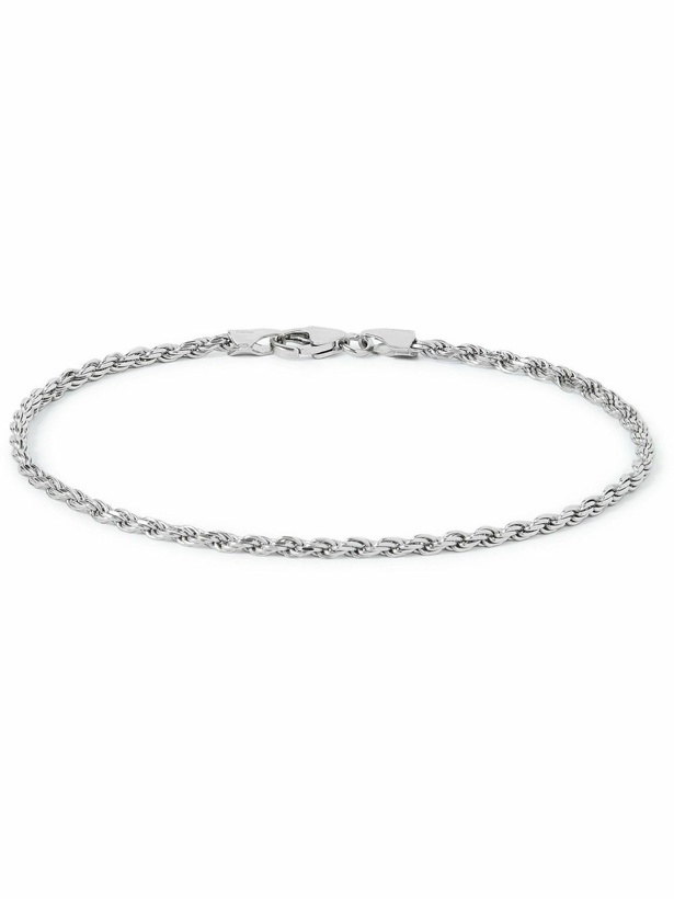 Photo: Miansai - Oxidized Sterling Silver Chain Bracelet - Silver