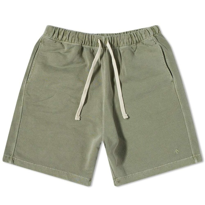 Photo: Nigel Cabourn Men's Embroidered Arrow Sweat Short in Us Army